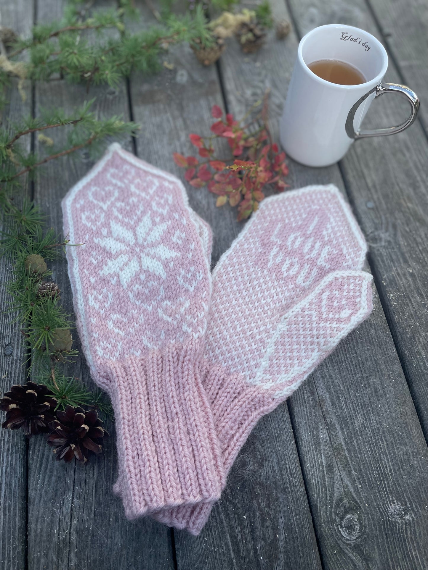 I Love You Heart Mitten Adult