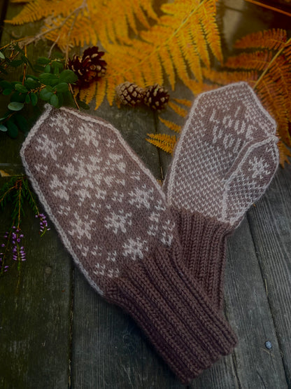I Love You Snowflake Mitten Adult