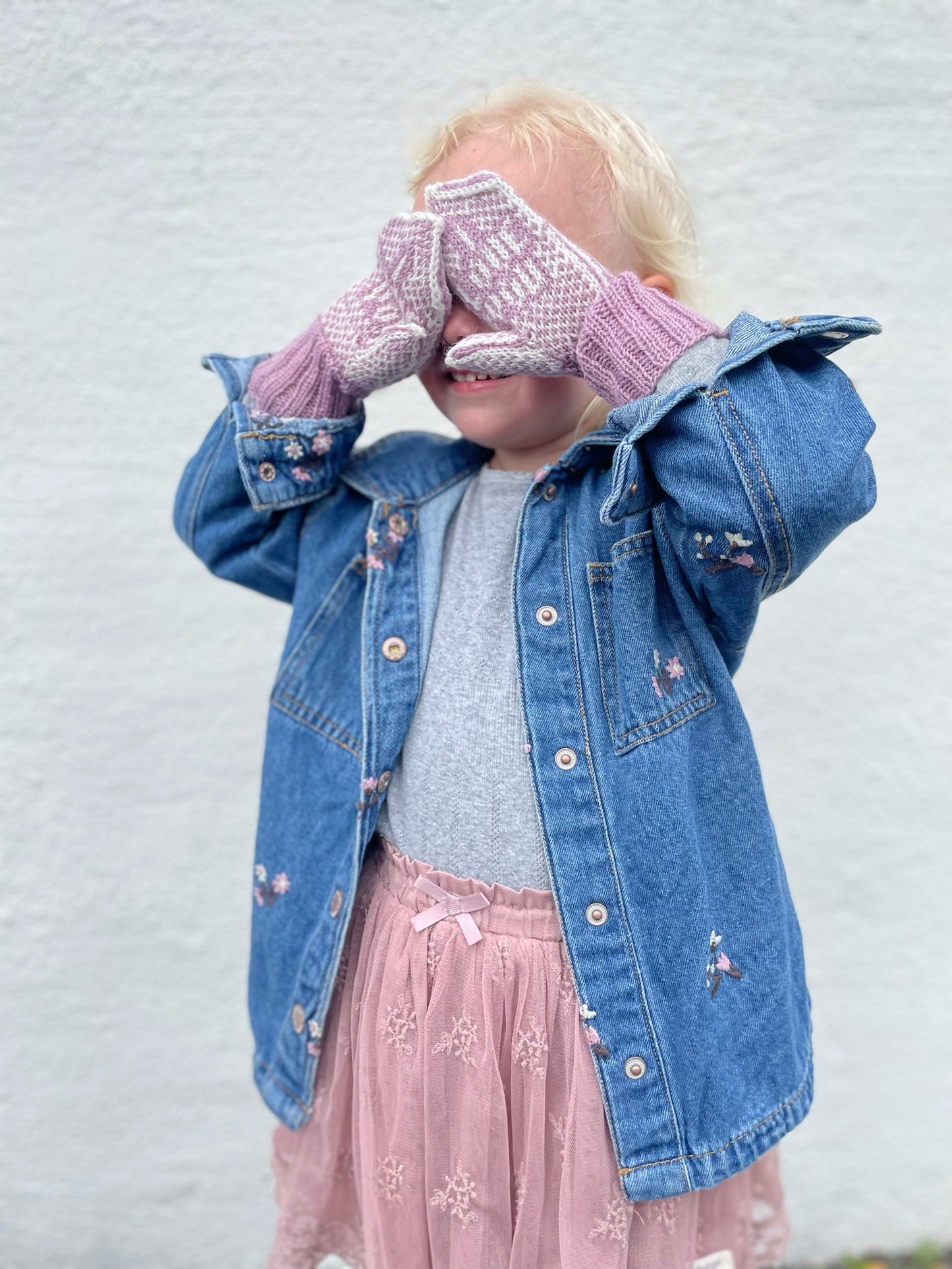 I Love You Heart mittens Kids